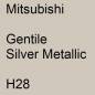 Preview: Mitsubishi, Gentile Silver Metallic, H28.